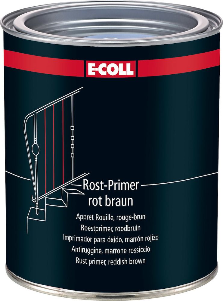E-Coll Rostprimer 750ml rotbraun