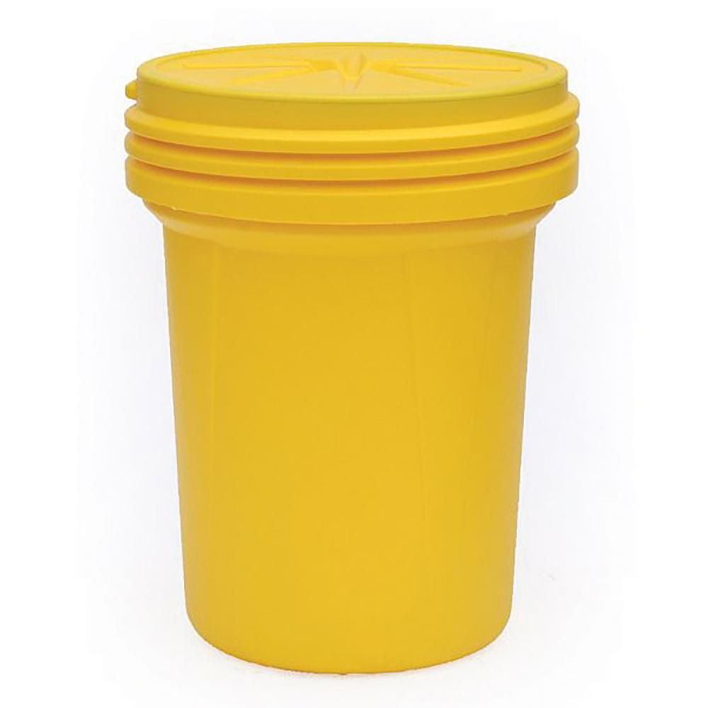 Gefahrstoffeimer HDPE mit Schraubdeckel gelb, 113l B572XT572XH720 mm