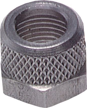 LE-Gewindestück R 1/8"-6x4mm, 1.4305 ohne Muttern