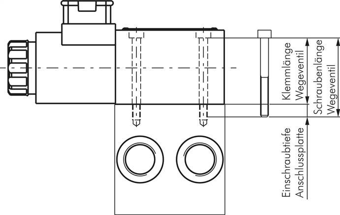 Zylinderschraube DIN 912 für NG 6-Ventile, M 5x30