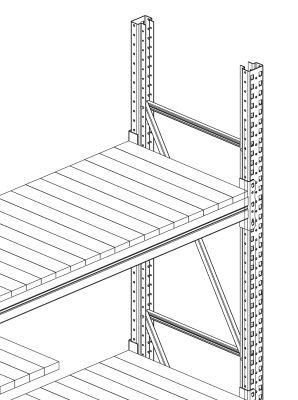 Stahlpaneele verzinkt B100xT800 mm Tragkraft 700kg Meta MULTIPAL