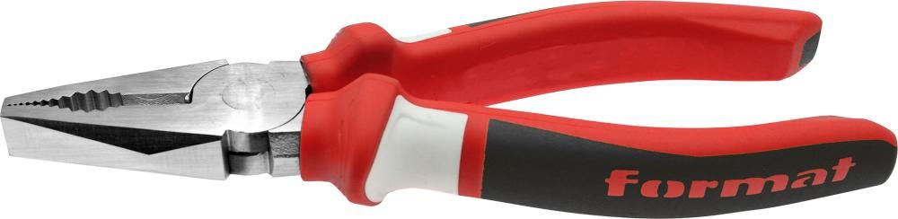 Kombinationszange poliertmit 2-Komponenten-Griffen180mm FORMAT