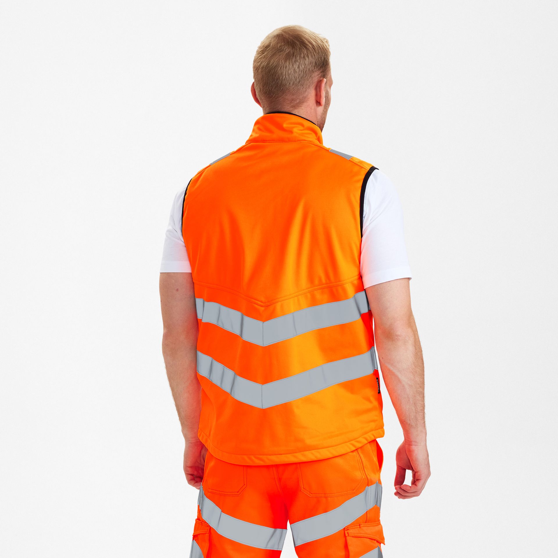 Safety Softshellweste Hi-vis Orange, Gr. L