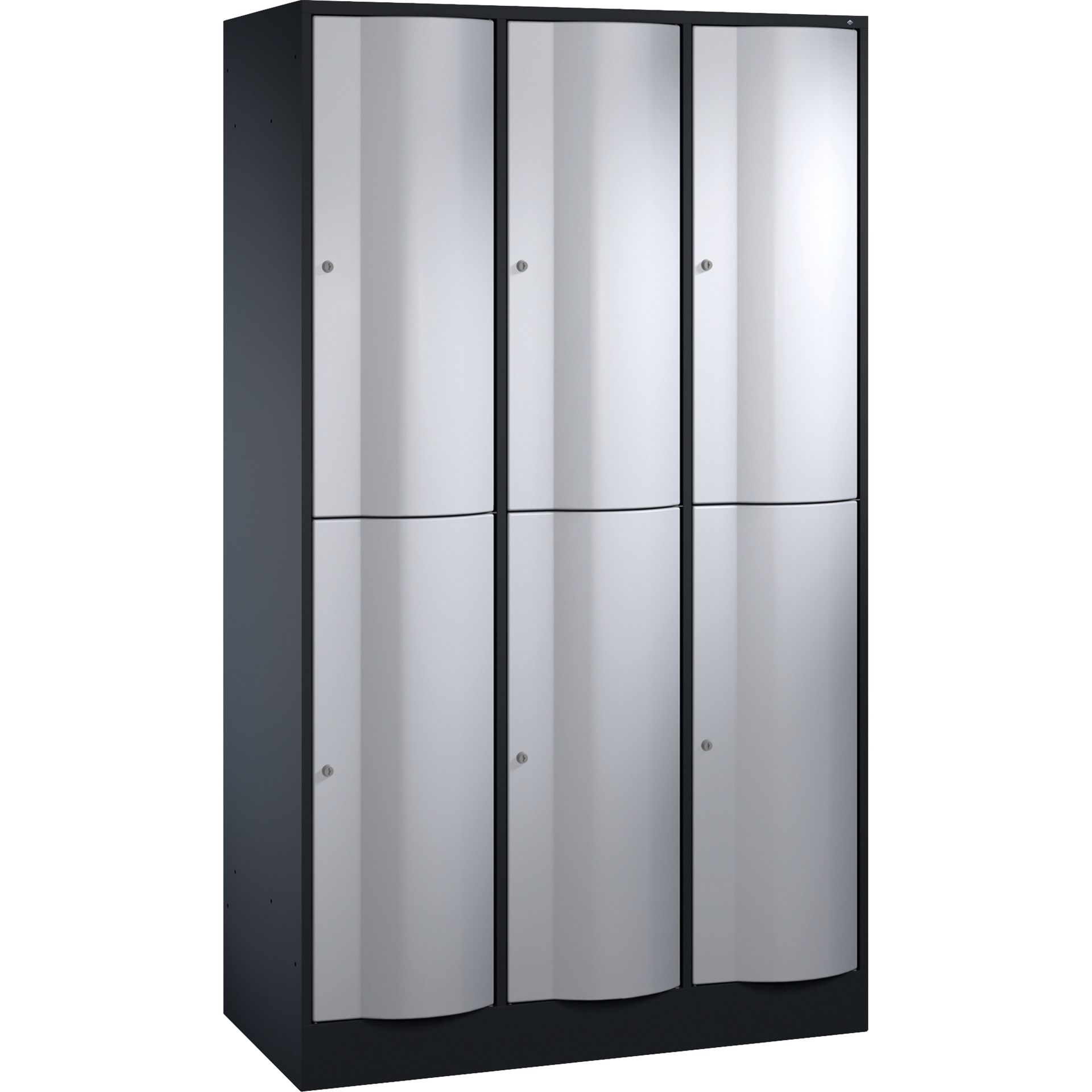 Doppelspind 1950x1150x540mm sgr/wsalu