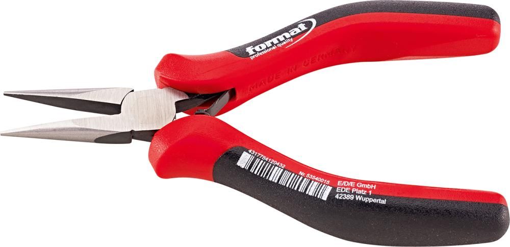 Spitzzange Elektronik gerade 130mm FORMAT