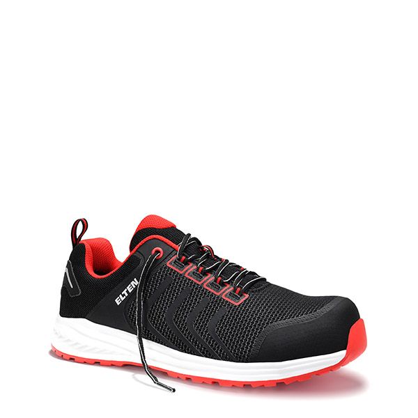 Sicherheitshalbschuh LIVAS black-red Low ESD S1PL, Gr. 43