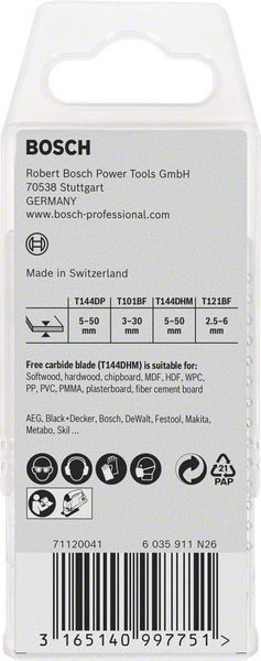 BOSCH Stichsägeblattsatz