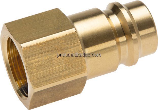 Kupplungsstecker (NW19) G 3/4"(IG), Messing