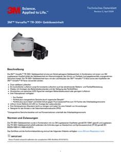 3M™ Versaflo™ Gebläseatemschutz-System, leicht zu reinigendes, gebrauchsfertiges Kit, TR-300E+ ECK