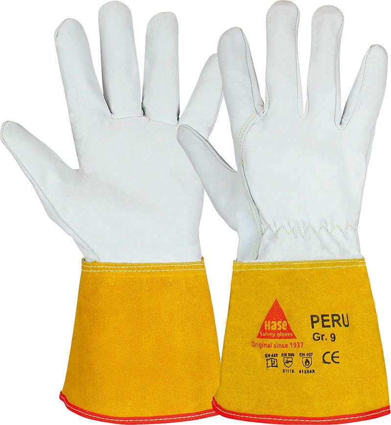 Schweißerhandschuh PERU, Nappaleder, Gr.10