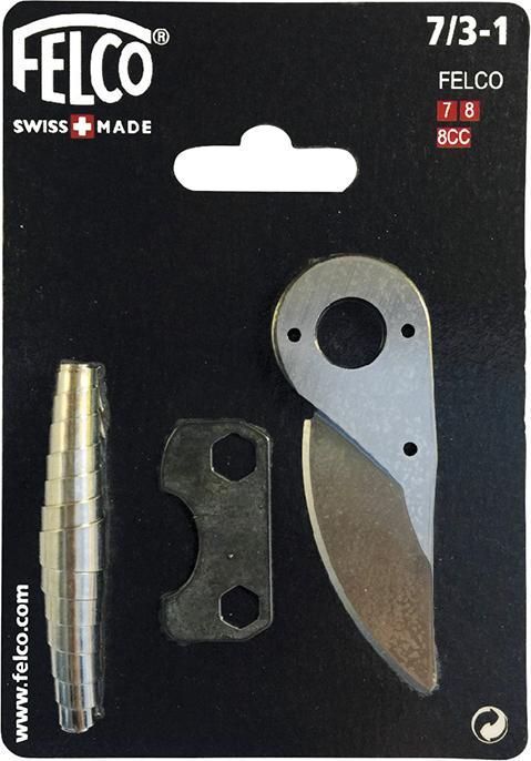 Ersatzteilsatz Klinge 7/3m. Feder + Stellschlüssel