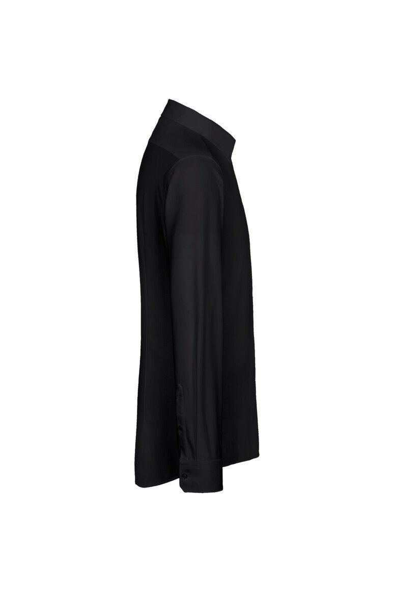 HAKRO Hemd Natural Stretch Regular 130 schwarz, XL