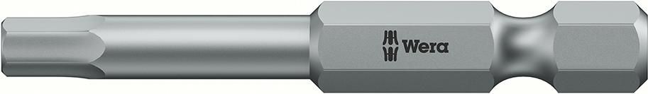 Wera Bit zähhart 1/4" DIN 3126 E6,3 Innensechskant