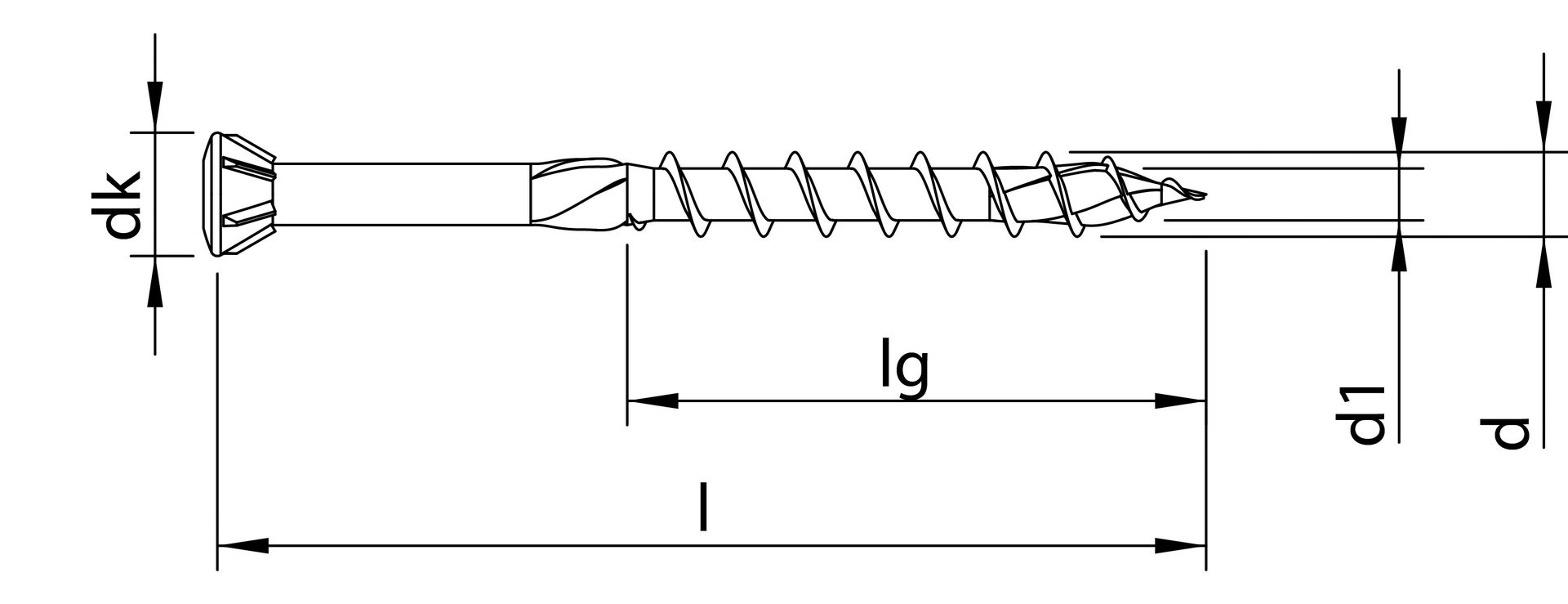HECO-TOPIX-plus 3,5 x 35, Glasleistenschraube, Linsensenkkopf mit Fräsrippen, T-Drive, Teilgewinde, verzinkt blau, A3K, 1000 Stück, VARIANTA-Handwerkerverpackung