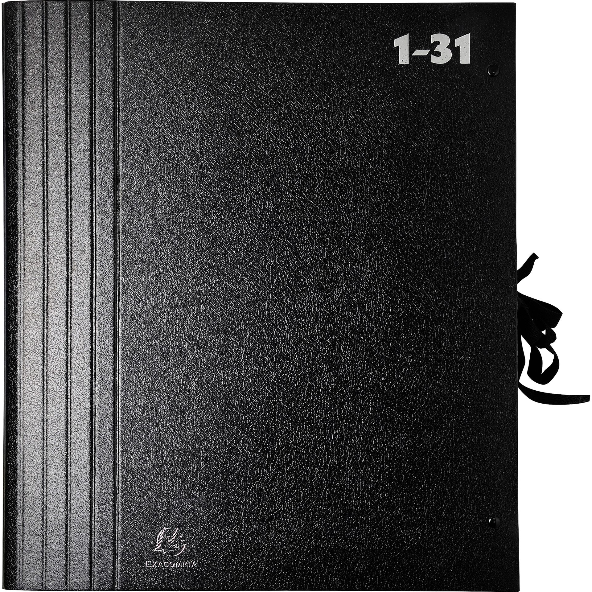 Fächermappe 1-31 DIN A4 schwarz