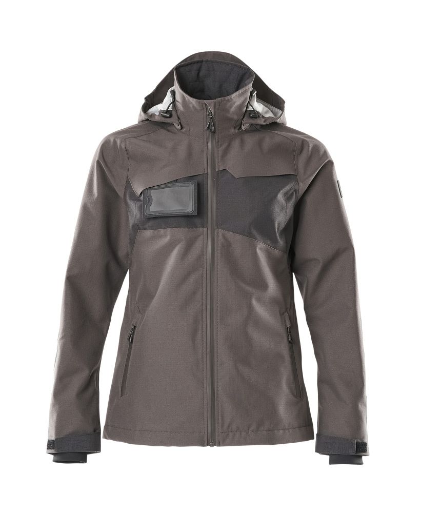Hard Shell Jacke Dunkelanthrazit/Schwarz, 2XL
