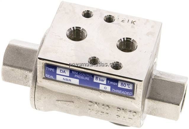 Sperrventil, doppeltwirkend, G 3/8", Messing