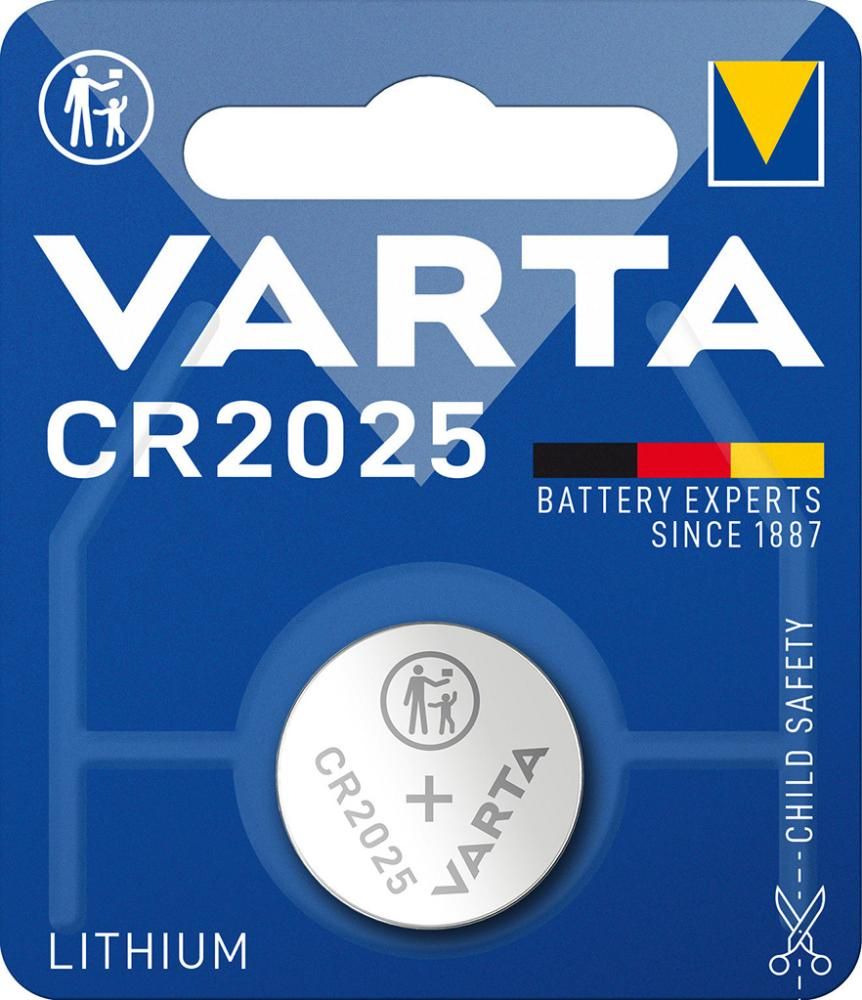 Knopfzelle Electronics CR 2025 VARTA