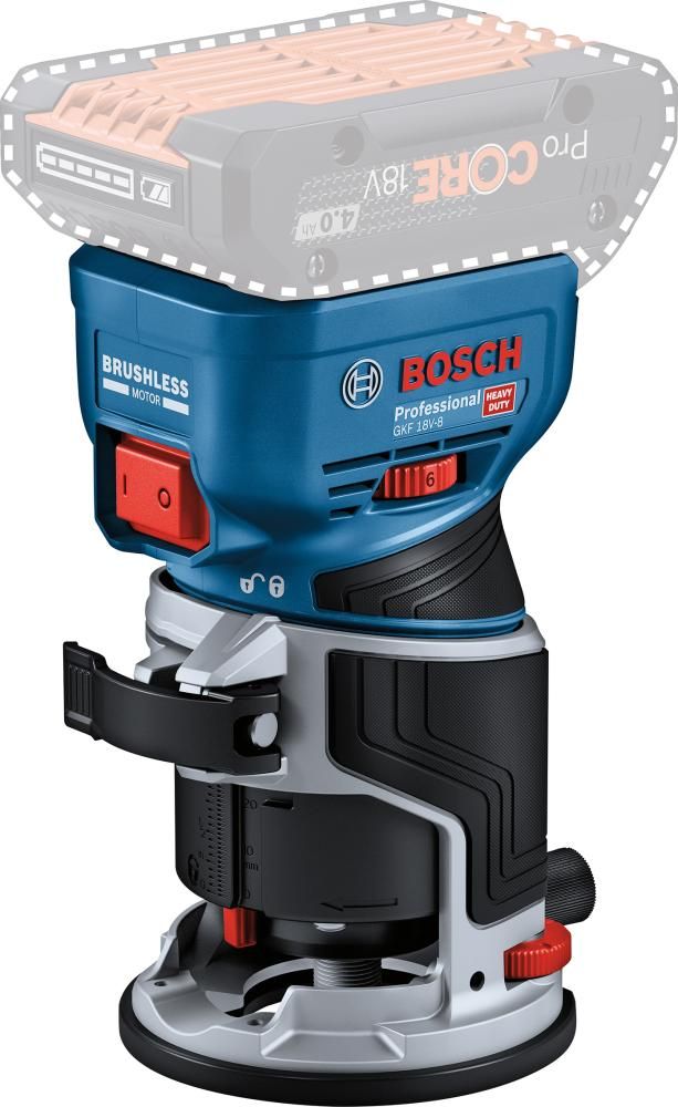 Akku Kantenfräse GKF 18V-8 solo Bosch