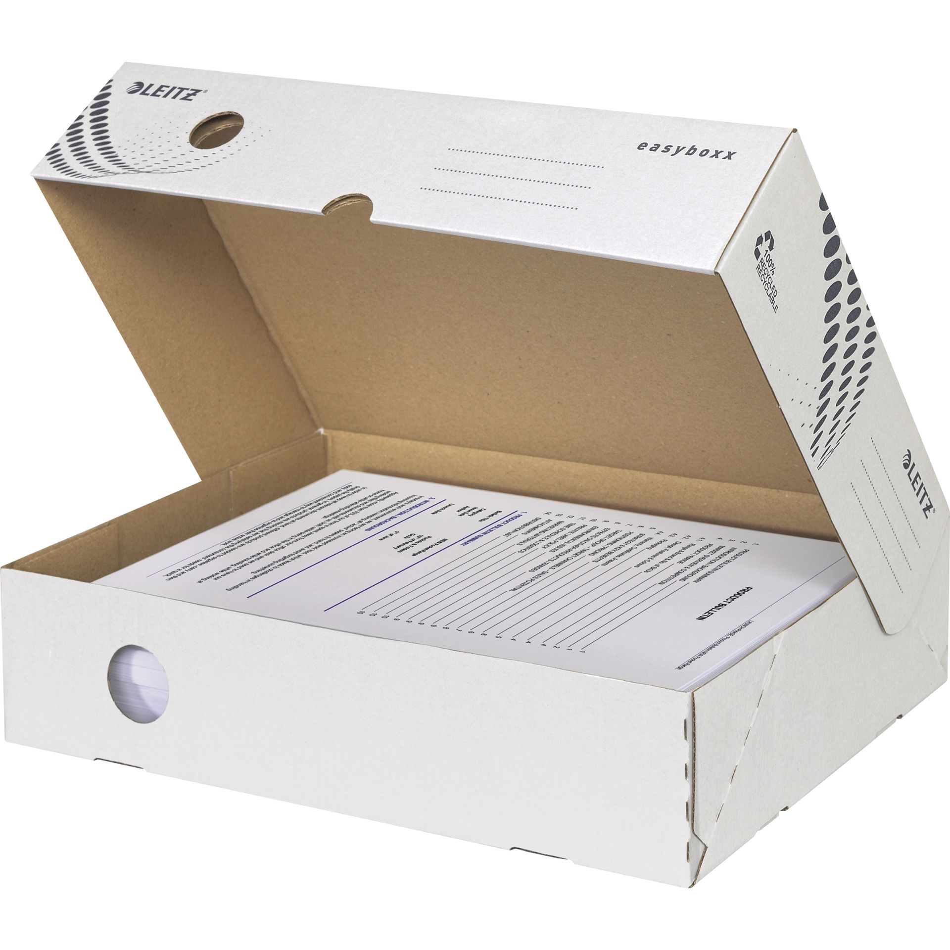 Archivbox easyboxx breite 80mm ws