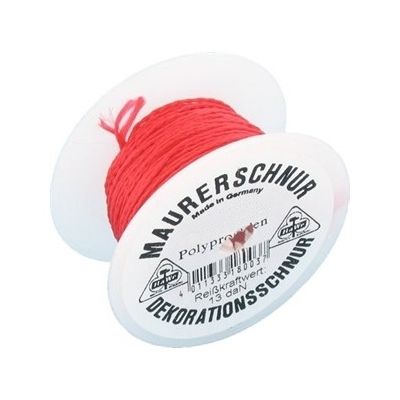 Polypropylen-Maurerschnur: rot/weiß