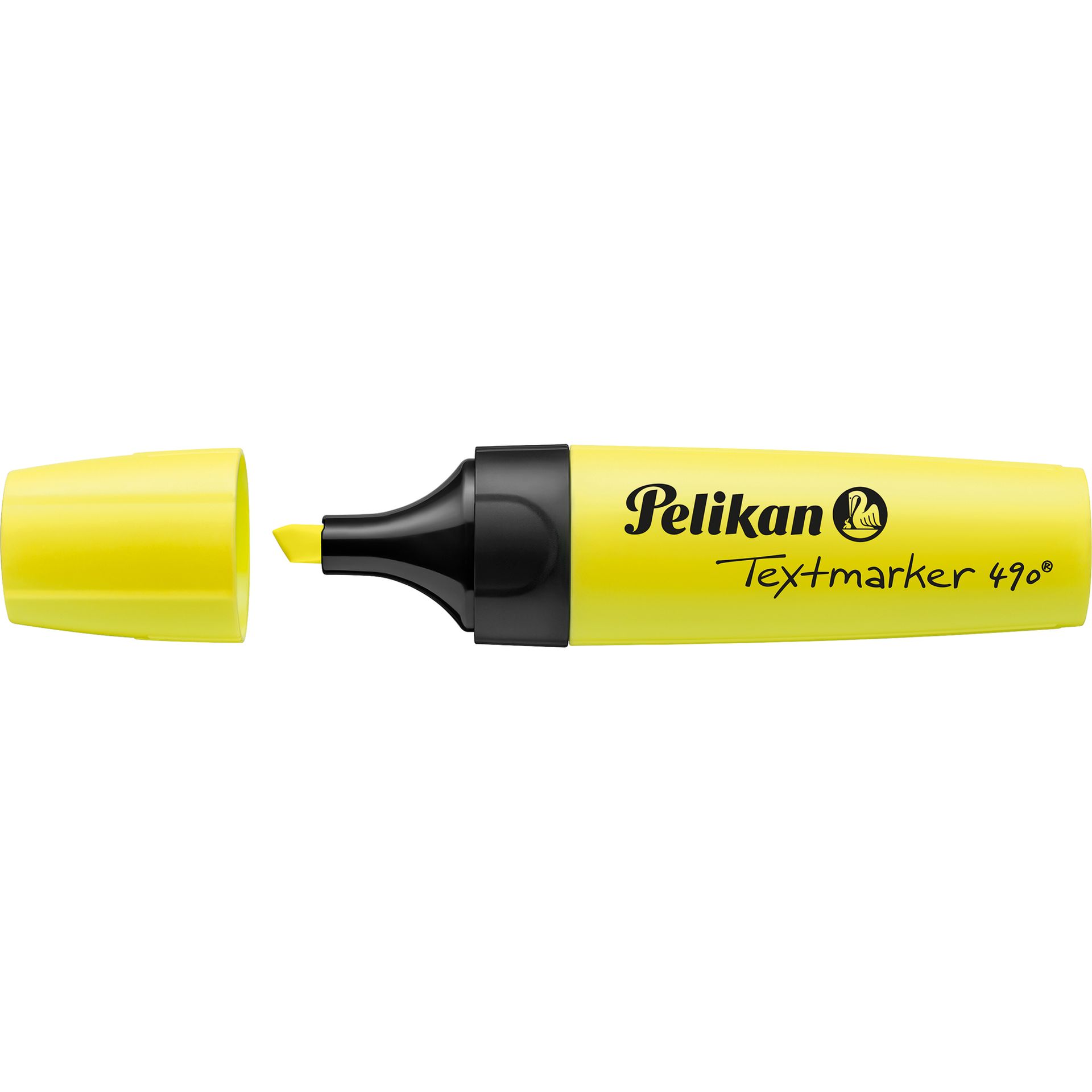 Textmarker 490 1,2-5mm Keilspitze gelb