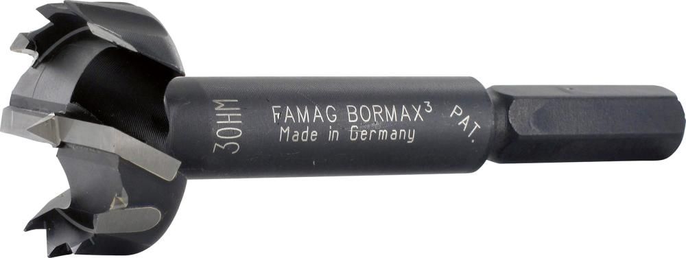Bormax Forstnerbohrer HM 30 mm GL 90mm Famag