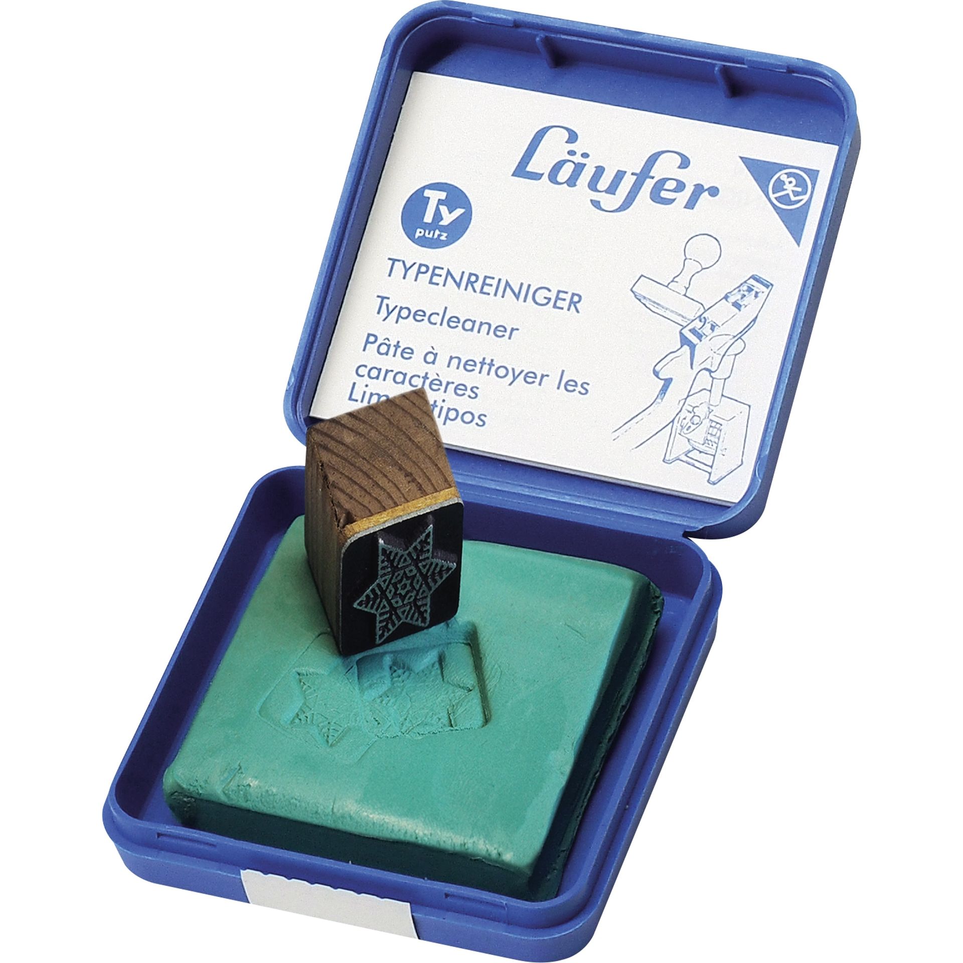 Typenreiniger Typutz Knetmasse 5,7x5,7x1cm