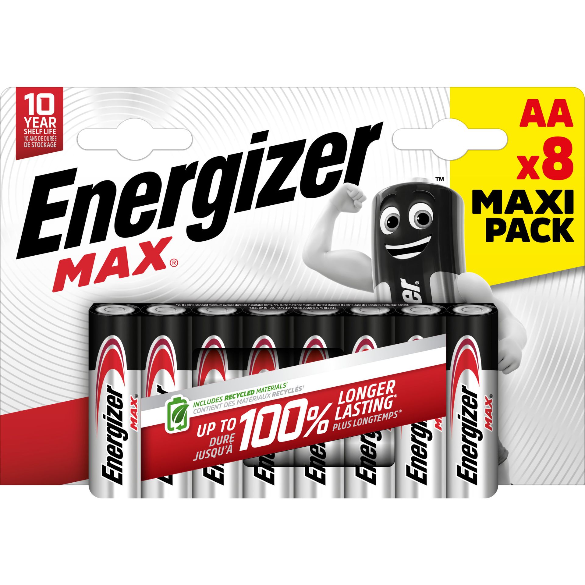 Batterie Max Alkaline AA LR6 8St.