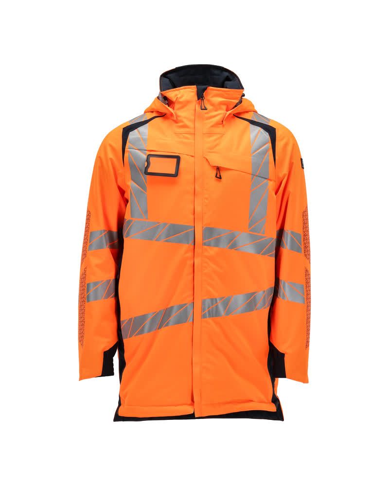 Parka Hi-vis Orange/Schwarzblau, 2XL