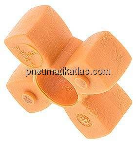ROTEX-Zahnkranz, Gr. 14, 92 A (orange)