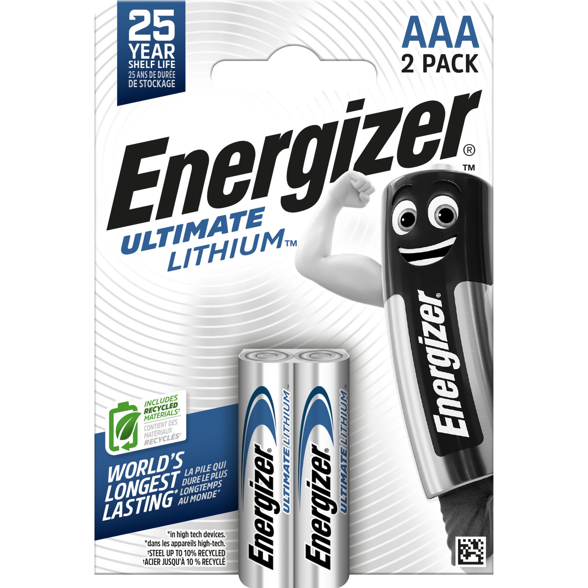 Batterie Ultimate Lithium   AAA Micro L92 2St