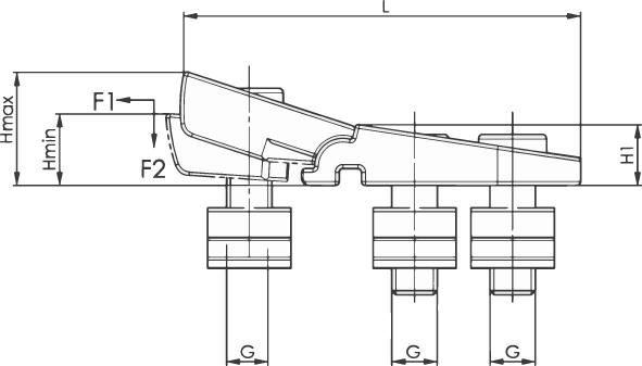 Flachspanner 6496 M12x14mm AMF