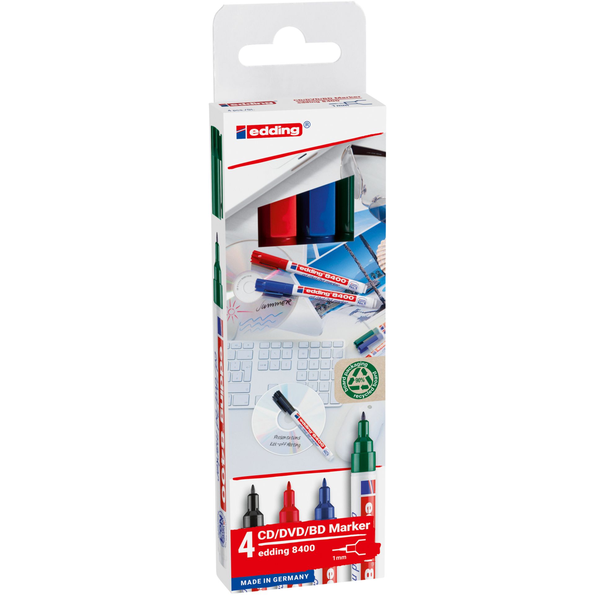 Disc Marker 0,5-1mm sort 4St