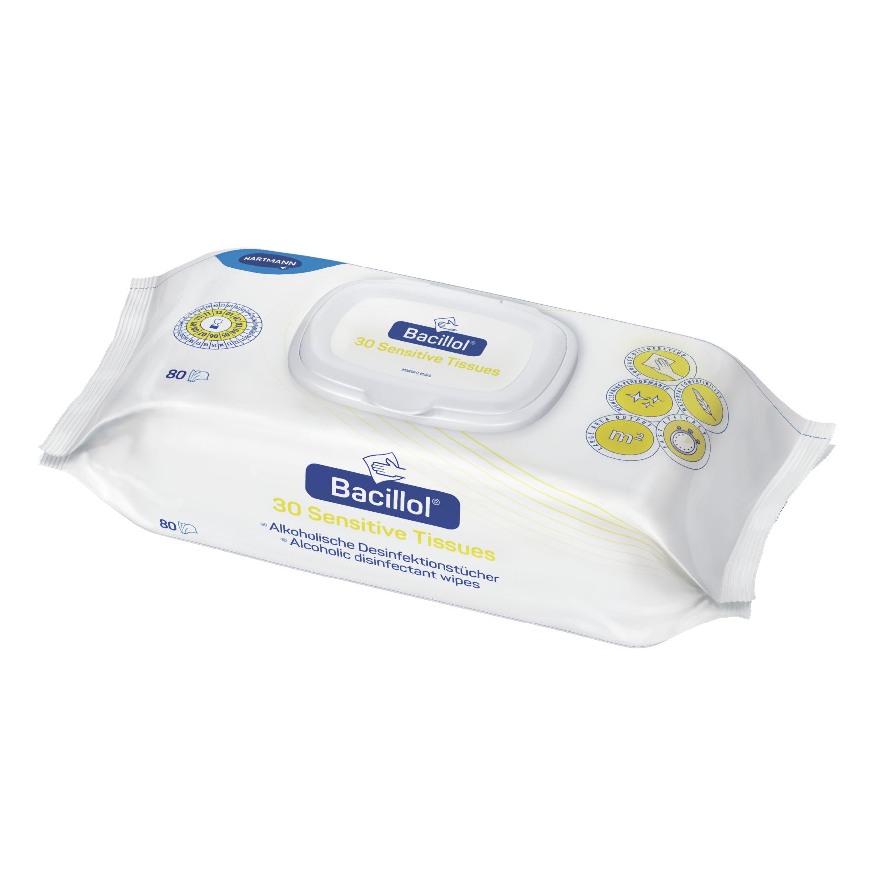 Bacillol 30 Sensitive Tissues FlowPack 80 Stück Flächendesinfektion