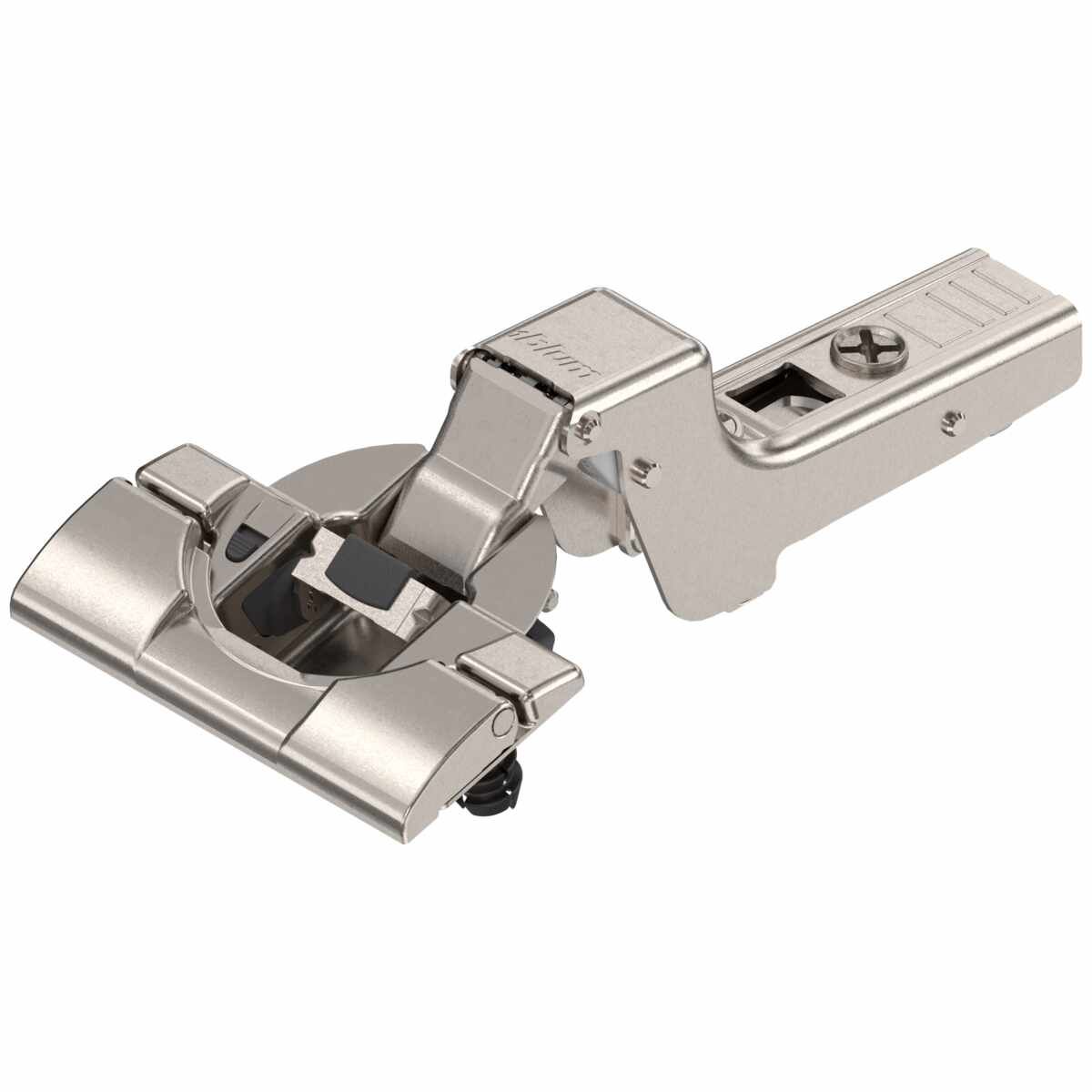 CLIP top BLUMOTION Standardscharnier 110°，Innenanschlag, Topf: werkzeuglos mit INSERTA, vernickelt