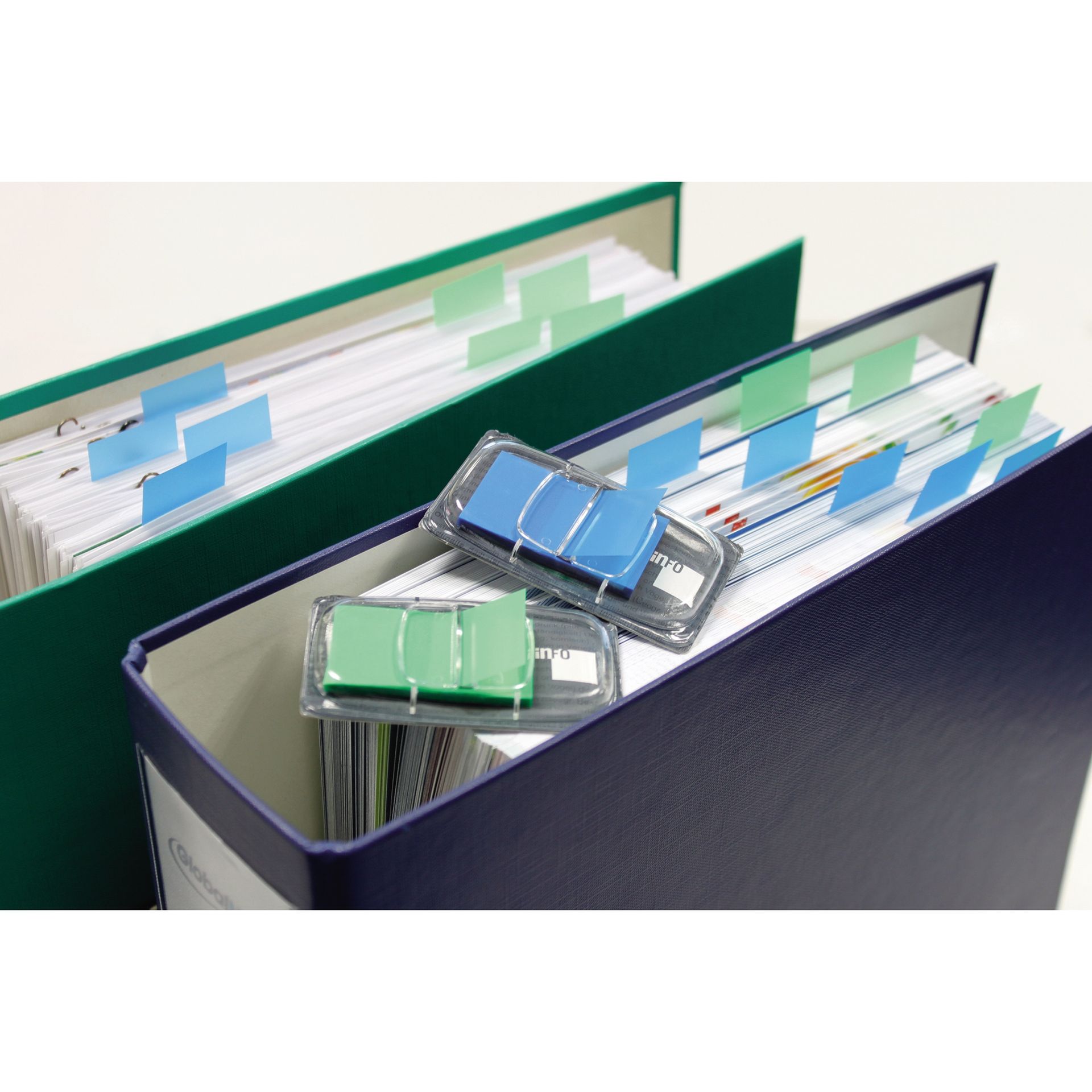 Haftstreifen Flags 25x43mm 50Streifen grün