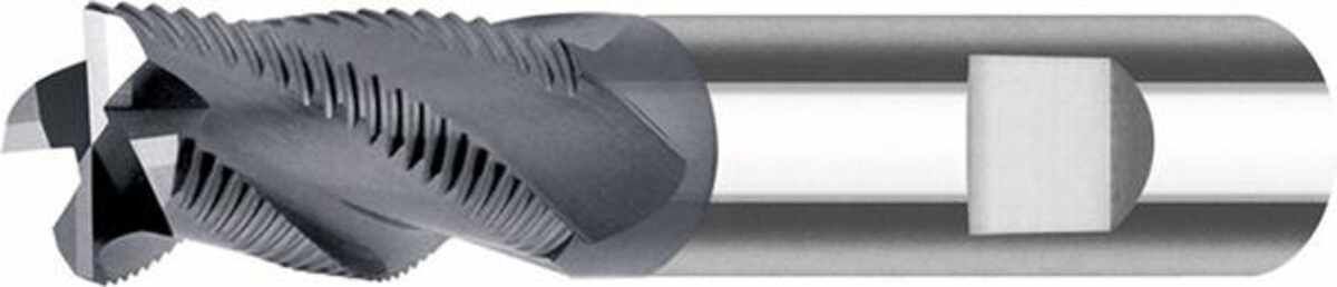 Schruppfräser lang DIN6527 VHM AlTiN+ Typ HR12 mm FORTIS
