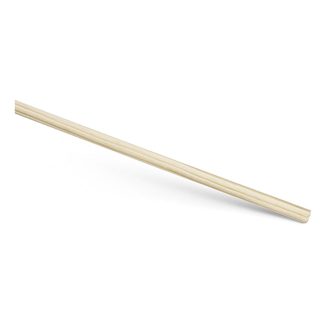 Holzbesenstiel 24 mm 120 cm, Rundkopf