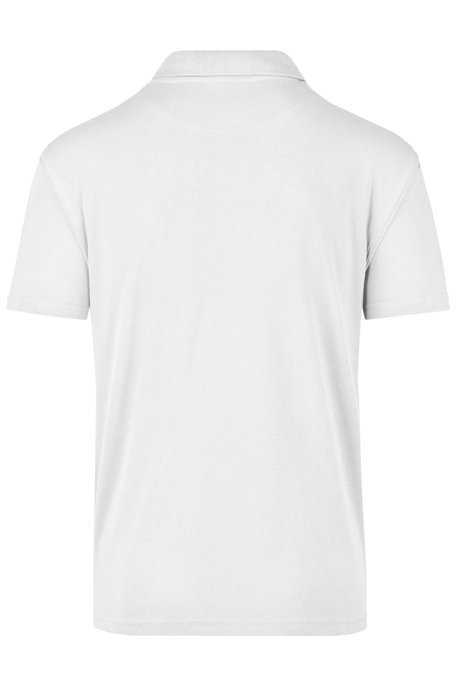 James & Nicholson JN024 Herren-Polo-Shirt, Weiß, Gr. L