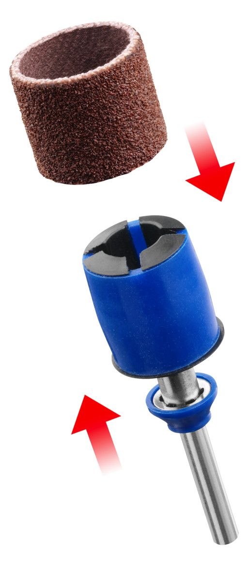 DREMEL Schleifbänder & Aufnahme