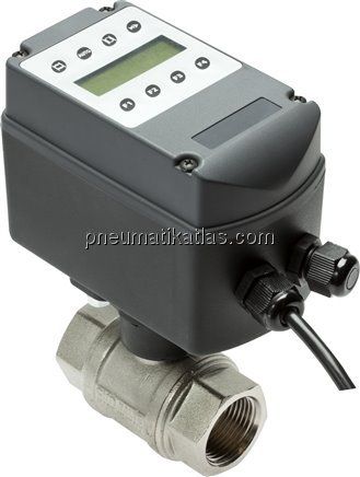 Elektrische angetriebener Kugelhahn mit Timer, G 1"