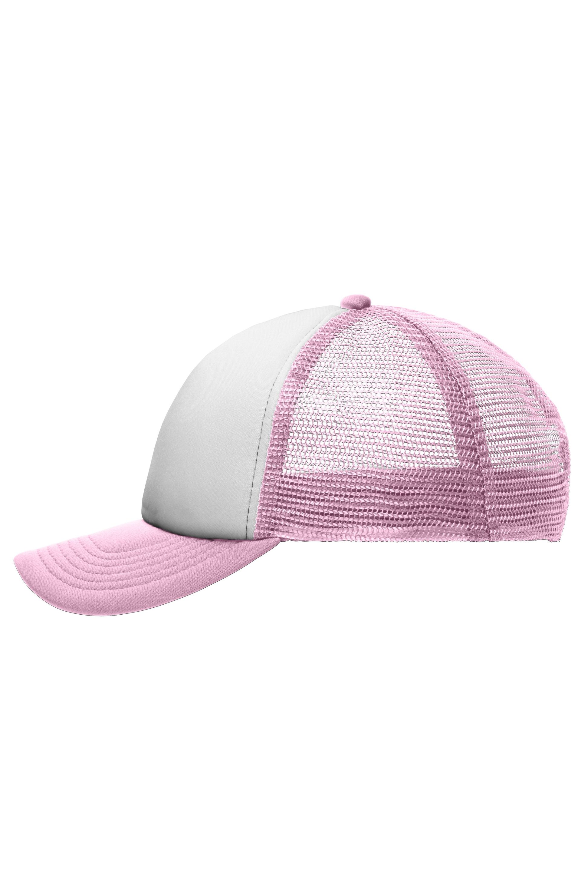 myrtle beach MB071 Cap, Weiß/Pink