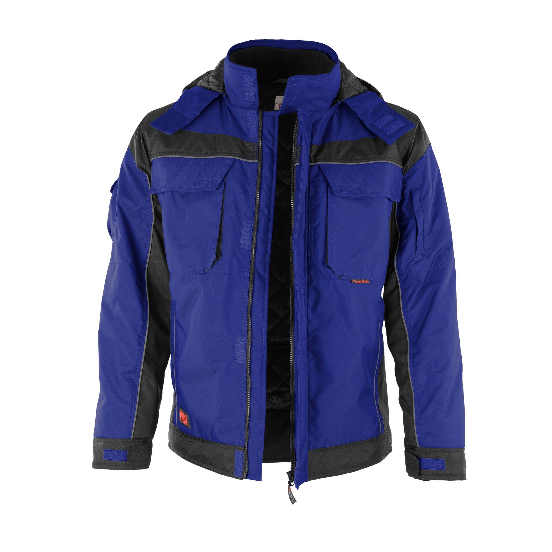 Qualitex Winterjacke "PRO" PRO Winter, kornblau/schwarz, Gr. S
