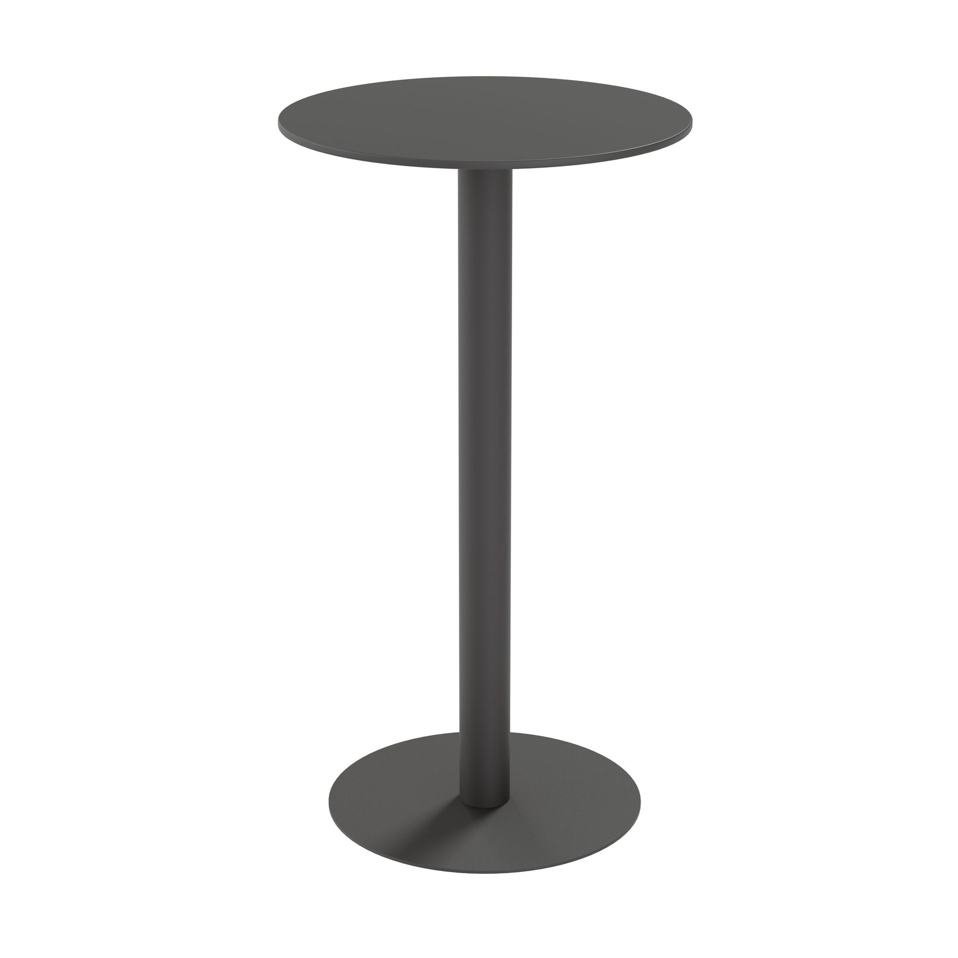 Bistrotisch Cross rund 60x110cm sw