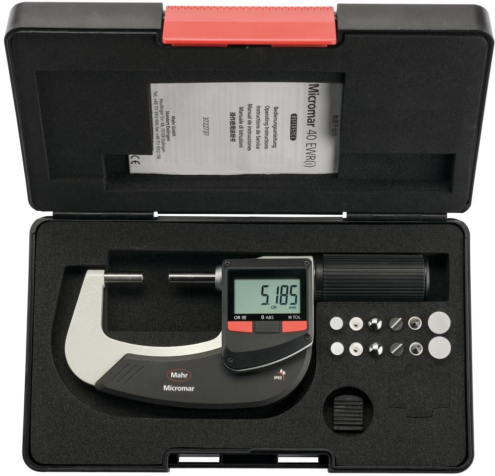 Bügelmessschraube universal 40 EWRi-V 0-25mm Set MAHR