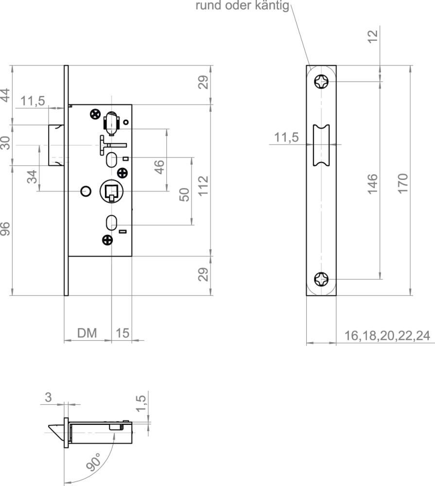 RR 02 FSk FK 24/25-08-EST003 ktg. Fallenschl. kurz