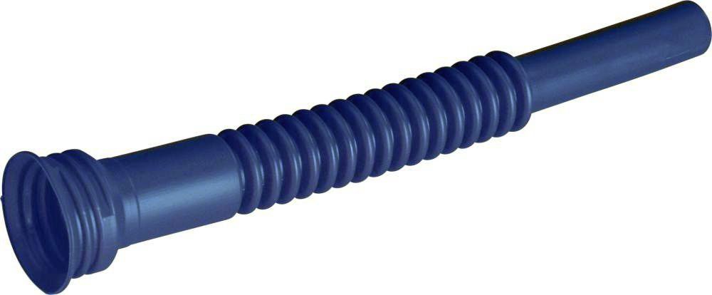 Auslaufrohr flexibel HD-PE blau L265 mm