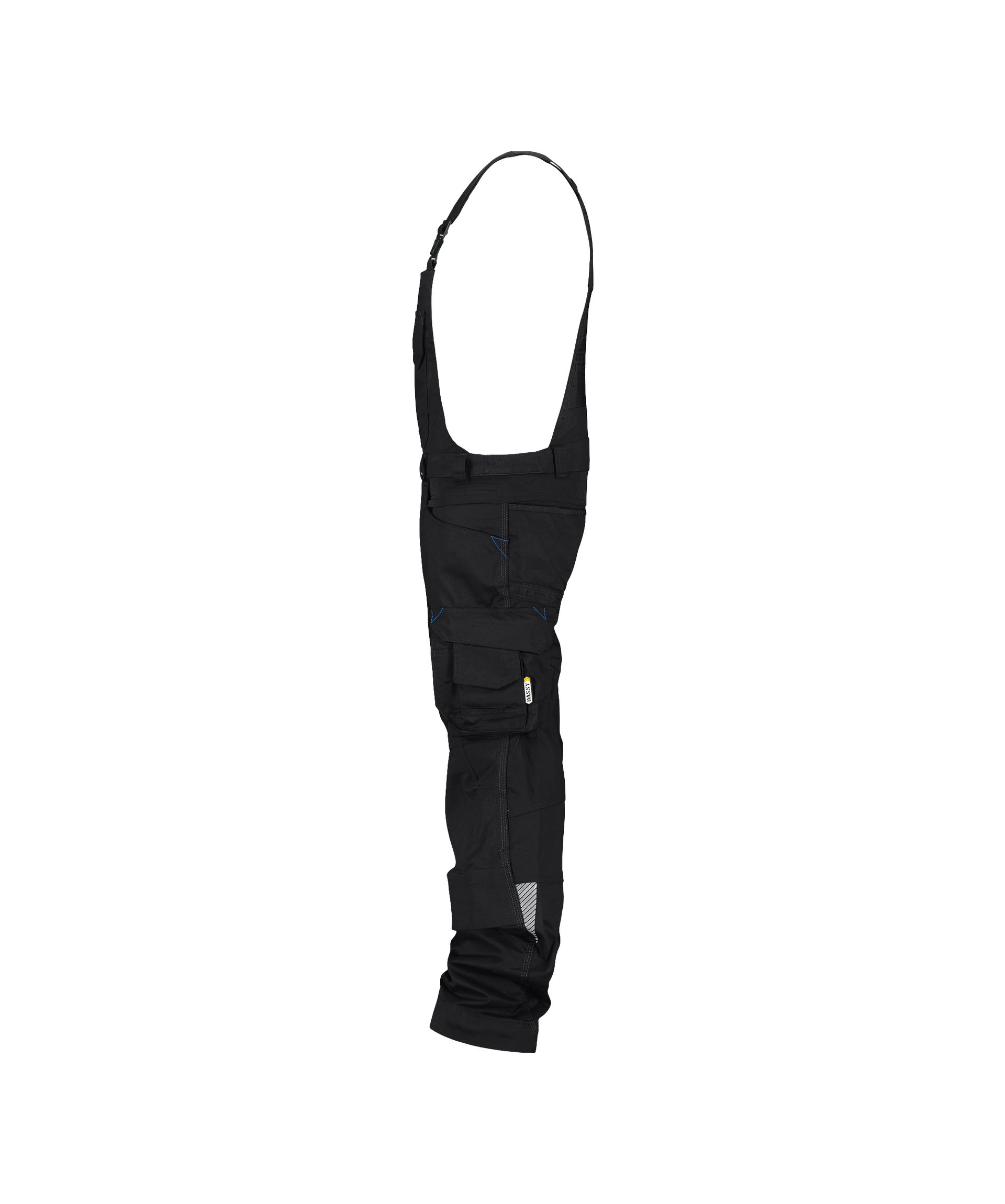 DASSY® Tronix - Stretch-Arbeitslatzhose mit Kniepolstertaschen - schwarz, Gr. 56