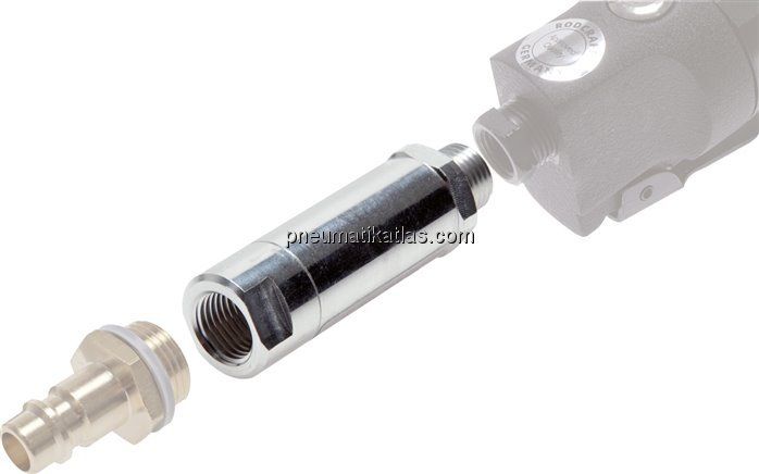 Selbstentlüftender Inline-Druckregler, 2 bar, G 1/4"